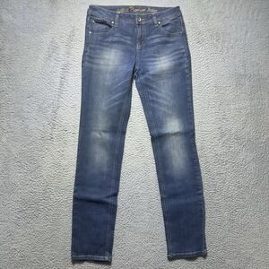 Justice Premium Med Wash Denim Jeans simply low skinny 18r Fading‎ Western Ranch